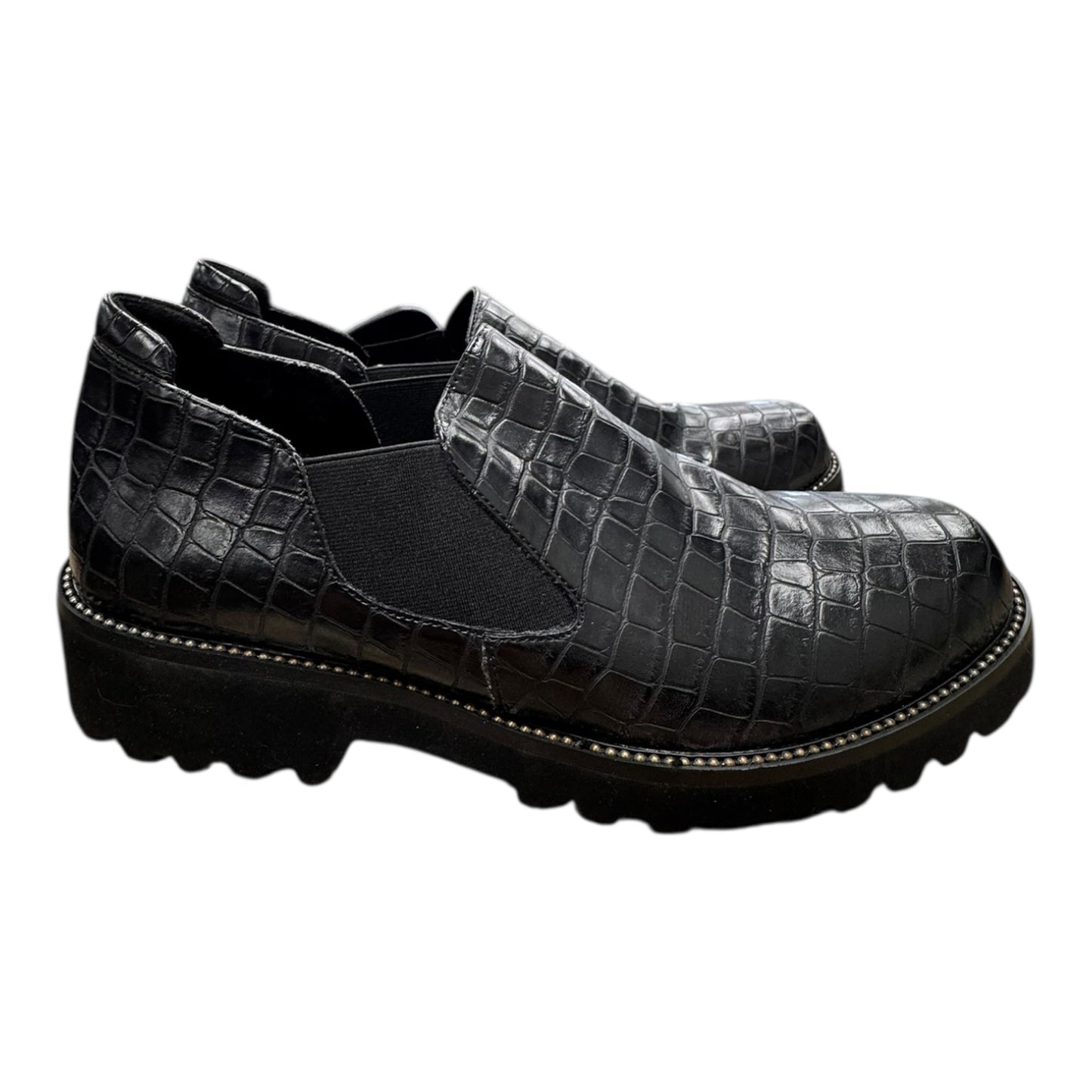 Boots Ankle Heels By Vaneli In Black, Size:8