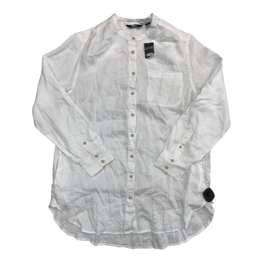 Top Ls By Lands End In White, Size:M