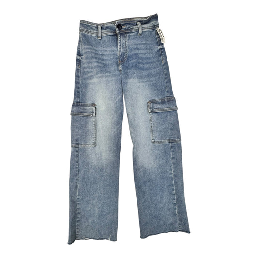 Jeans Wide Leg By Oat In Blue Denim, Size:0