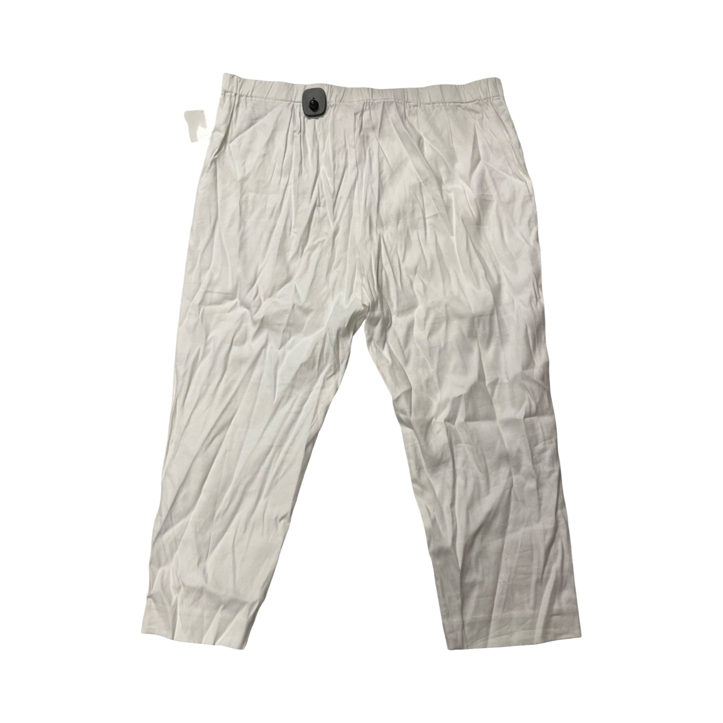 Pants Linen By J. Jill In White, Size:Xlp