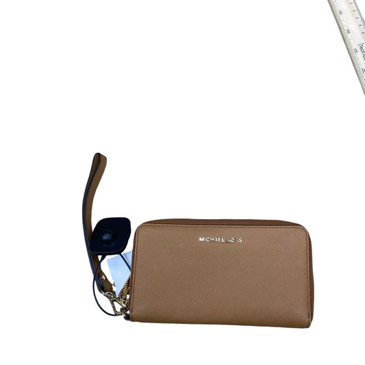 Wristlet Designer By Michael Kors In Brown, Size:Medium