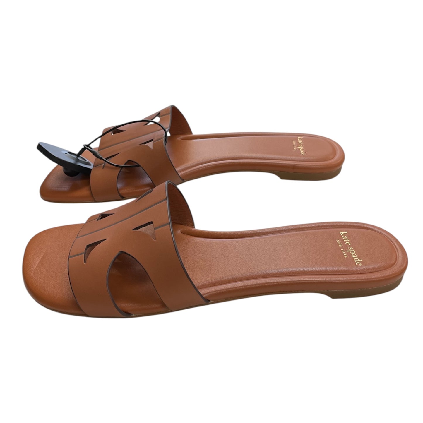Sandals Designer By Kate Spade In Brown, Size:8.5