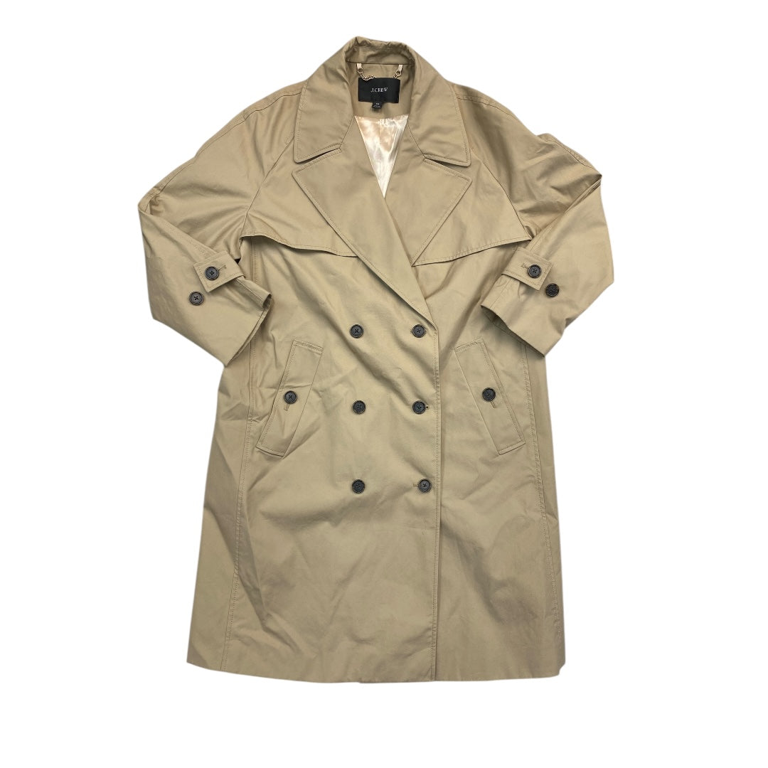 Coat Trench Coat By J. Crew In Tan, Size:Xs