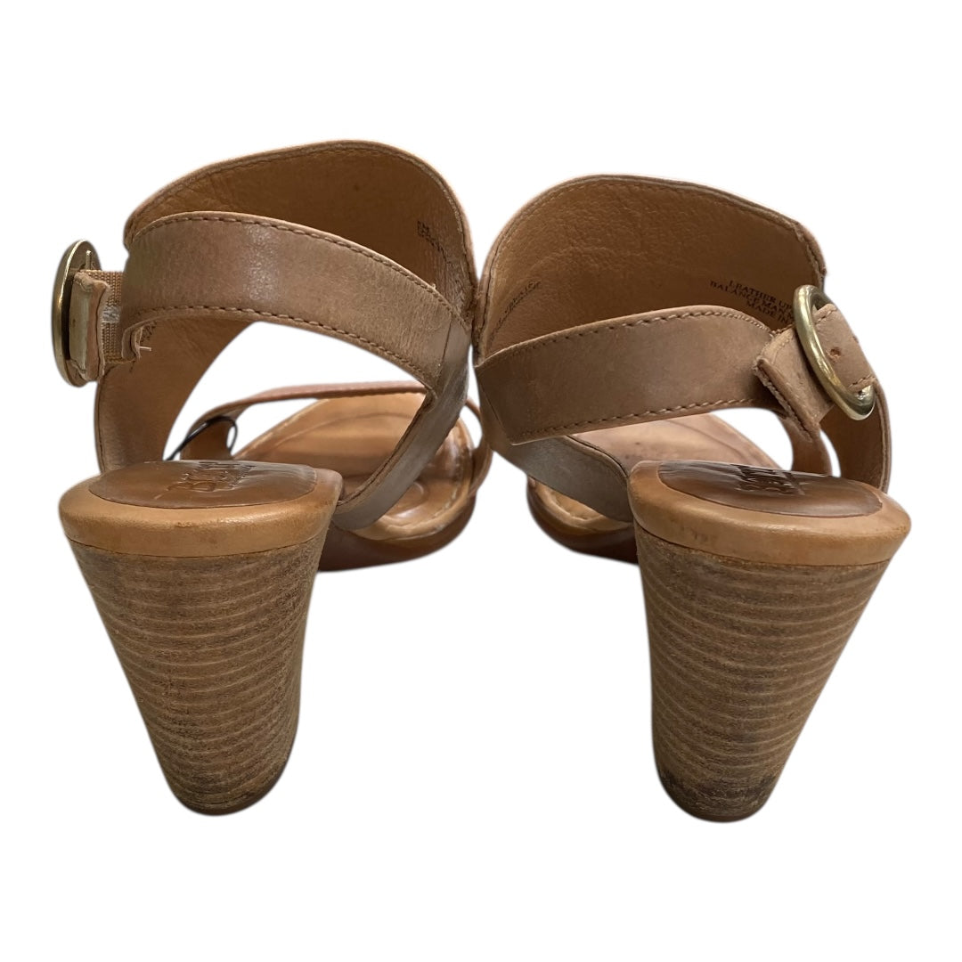 Sandals Heels Block By Born In Multi, Size:8