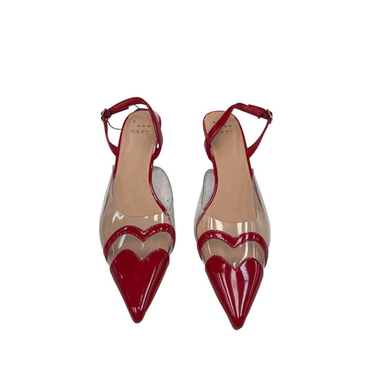 Shoes Flats By A New Day In Red, Size:8.5