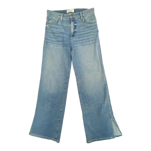 Jeans Straight By Evereve In Blue Denim, Size:10