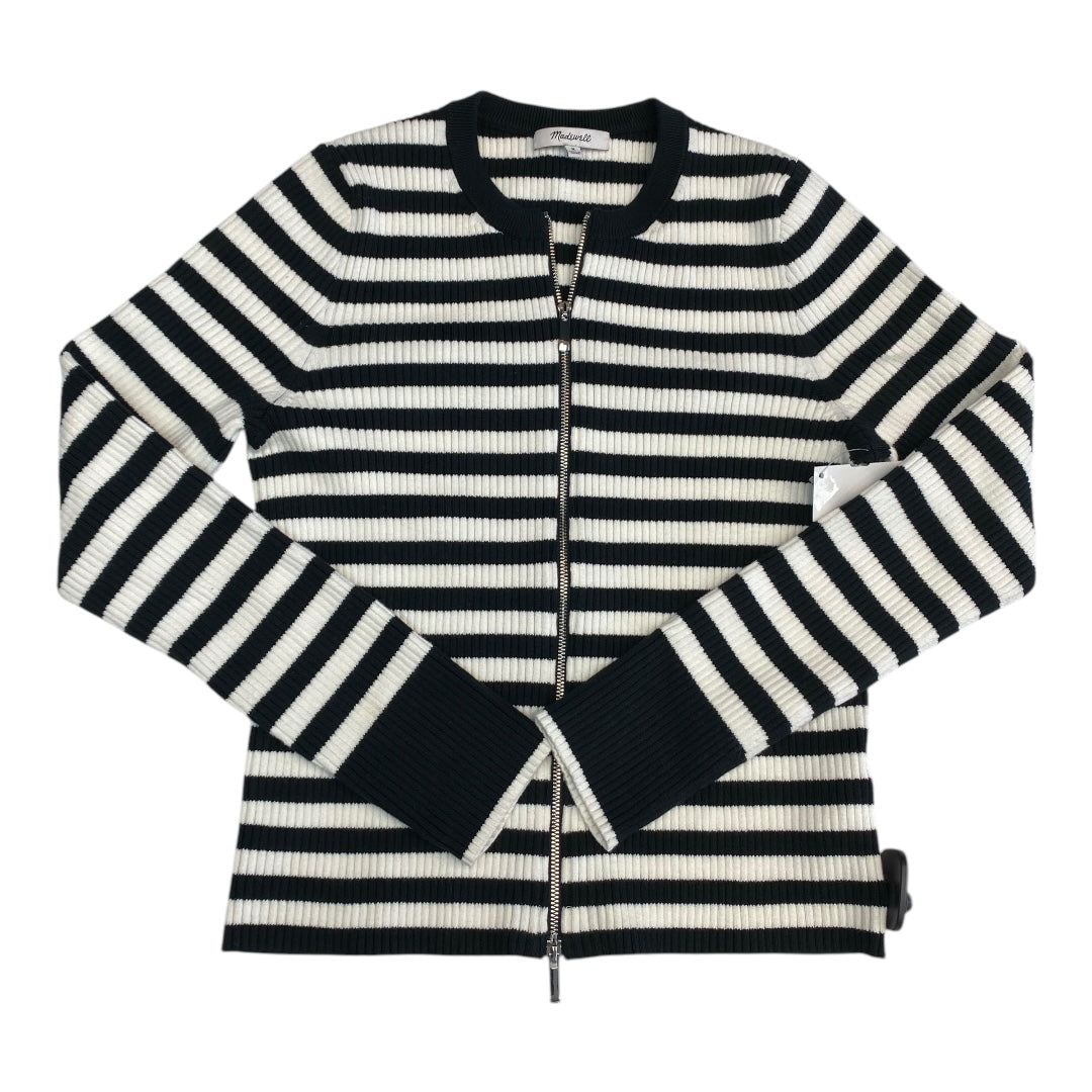 Sweater Cardigan By Madewell In Striped Pattern, Size:M