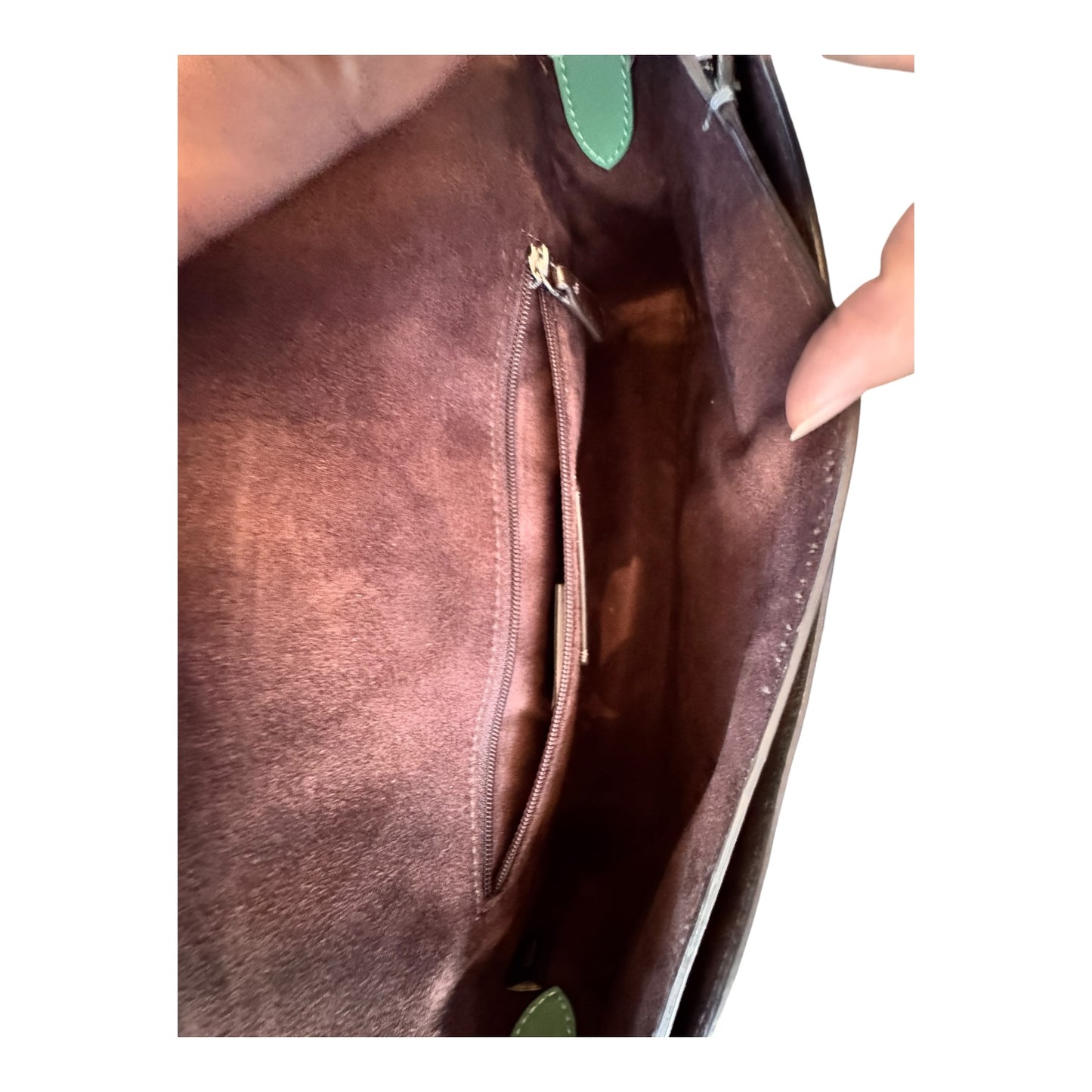 Handbag Designer By Coach In Green, Size:Medium