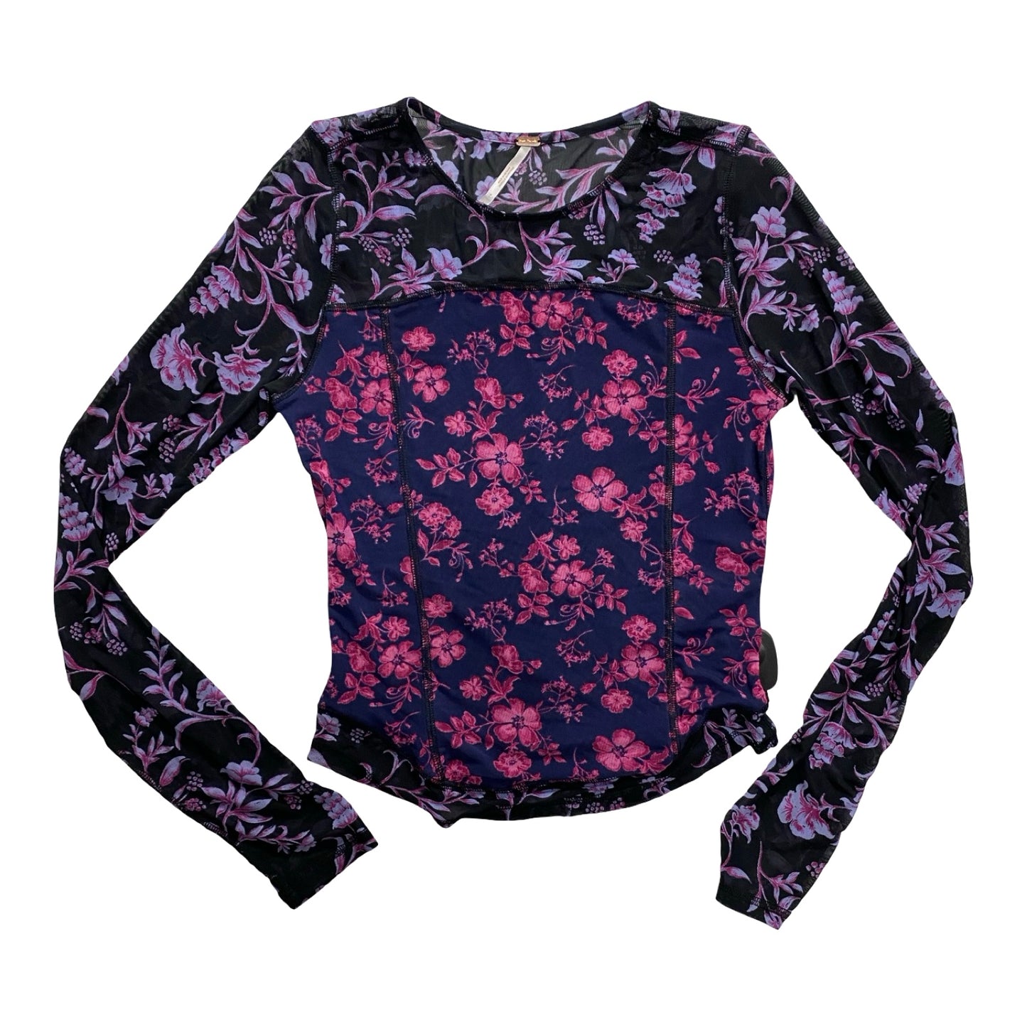 Top Ls By Free People In Floral Print, Size:M