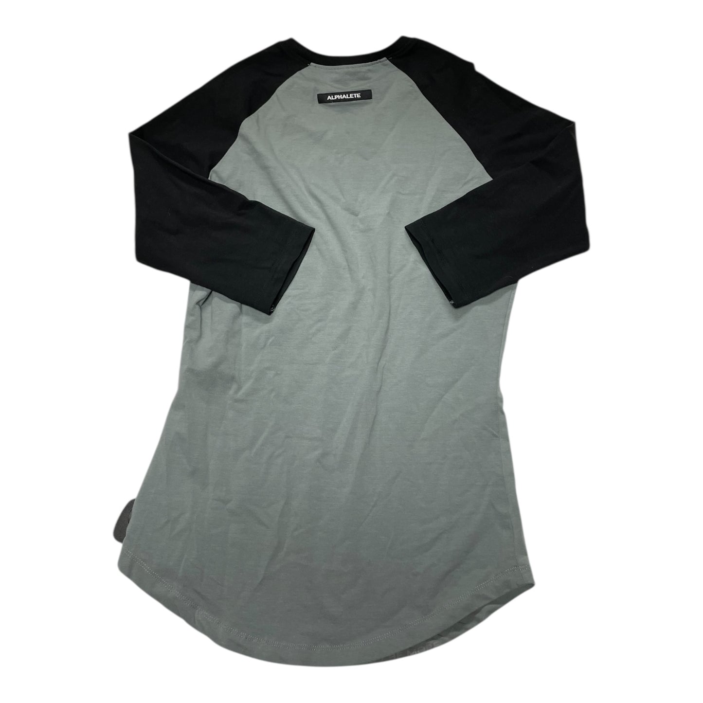 Athletic Top Ss By Alphalete In Black & Green, Size:S