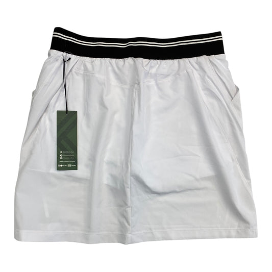 Athletic Skort By Kyodan In White, Size:M