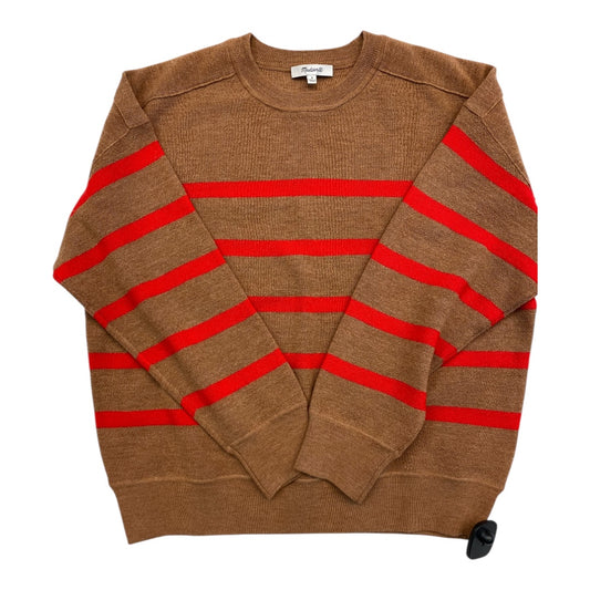 Sweater By Madewell In Brown & Red, Size:M