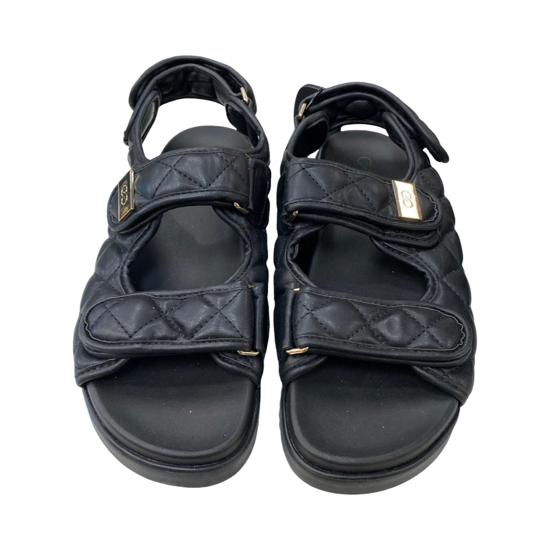 Sandals Heels Block By Calia In Black, Size:7