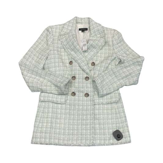 Blazer By Ann Taylor In Green & White, Size:4
