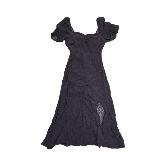 Dress Party Midi By Madewell In Blue & Purple, Size:6