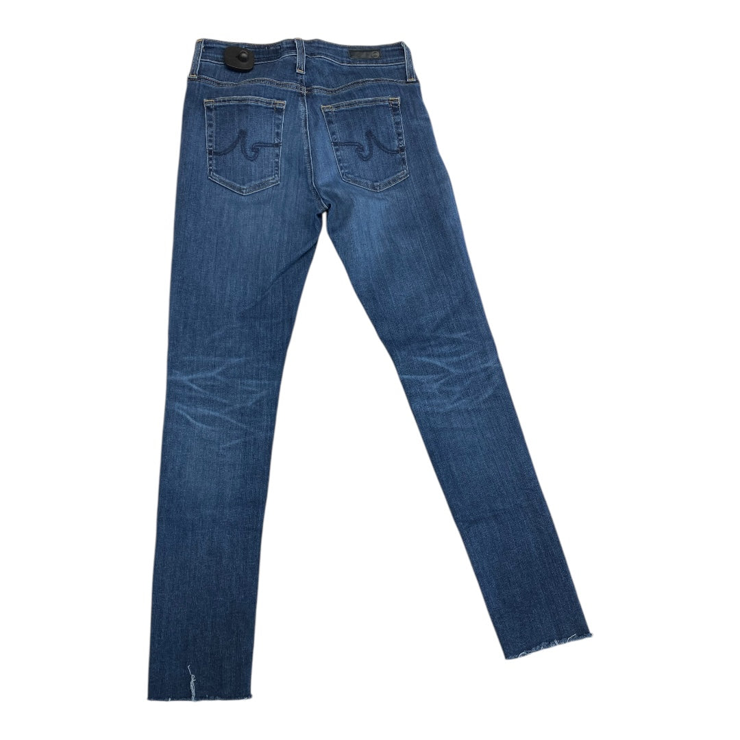 Jeans Skinny By Adriano Goldschmied In Blue Denim, Size:6