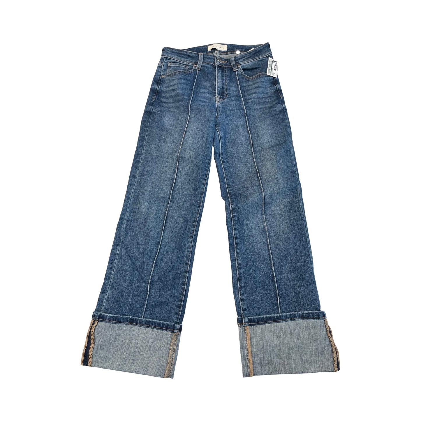 Jeans Straight By Risen In Blue Denim, Size:4