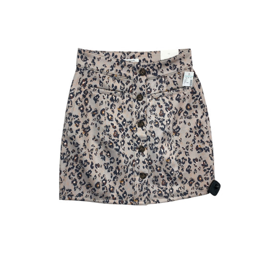 Skirt Mini & Short By Maurices In Animal Print, Size:6