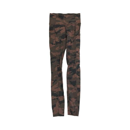 Athletic Leggings By Lululemon In Camouflage Print, Size:4