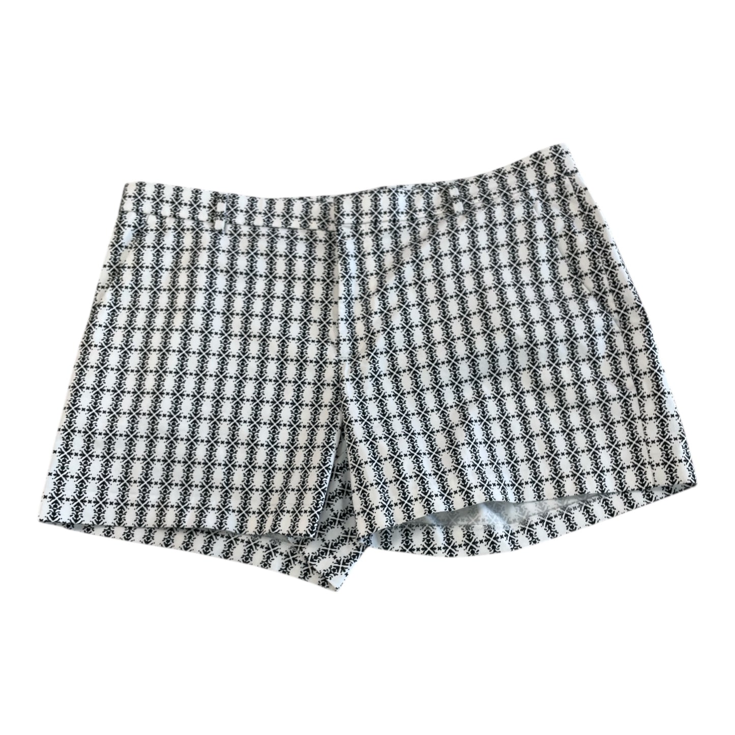 Shorts By Banana Republic In Black & White, Size:14