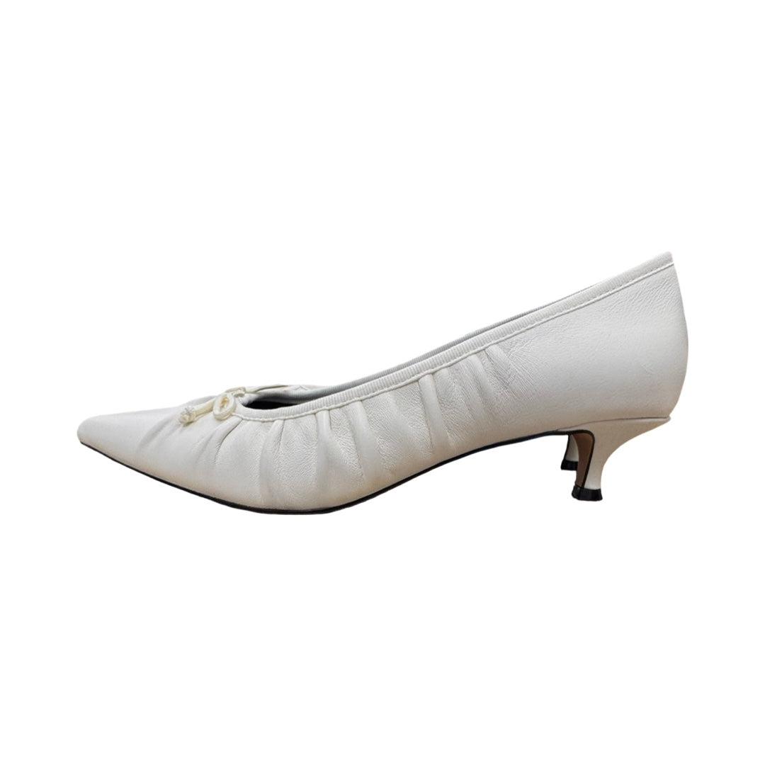 Shoes Heels Kitten By J. Crew In White, Size:7.5