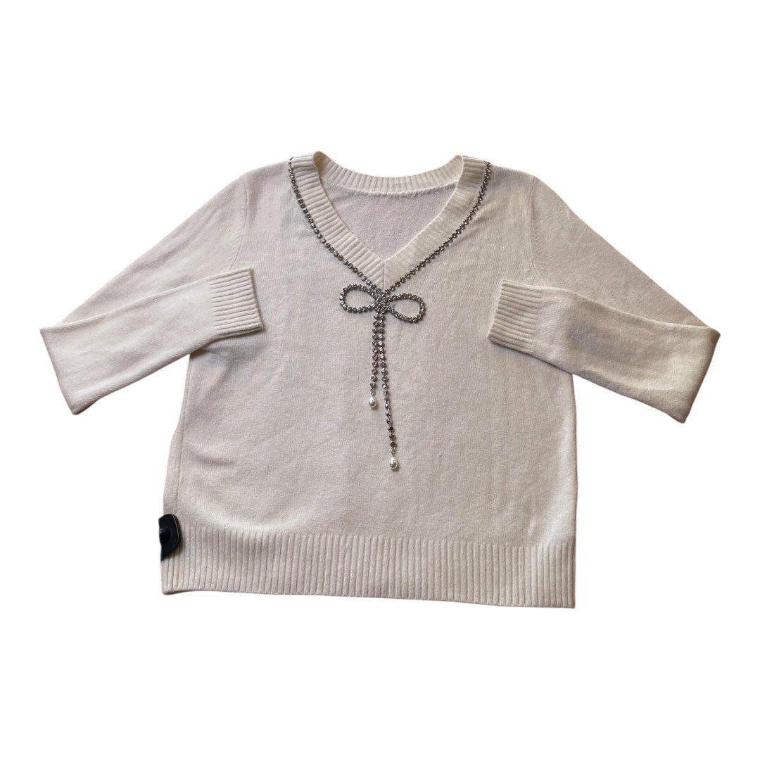 Sweater By Loft In Cream, Size:S