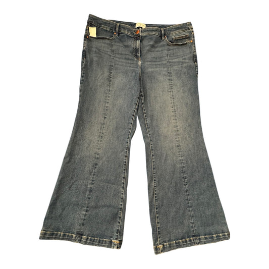 Jeans Boot Cut By Lane Bryant In Blue Denim, Size:2X