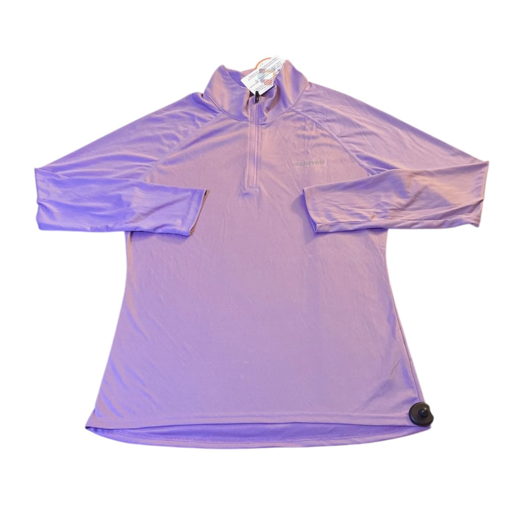 Athletic Jacket By Clothes Mentor In Purple, Size:L