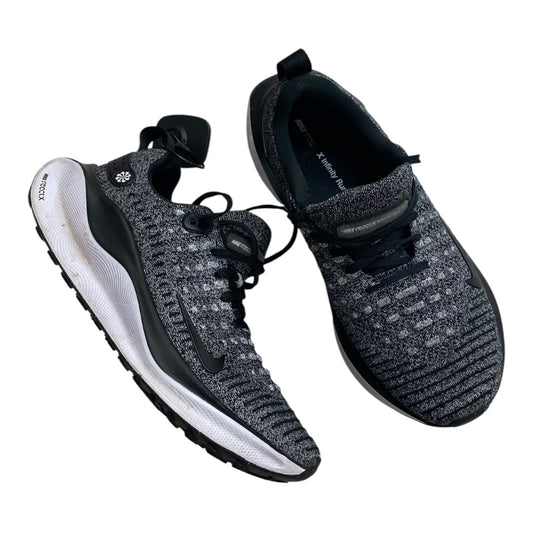 Shoes Athletic By Nike In Black & Grey, Size:8