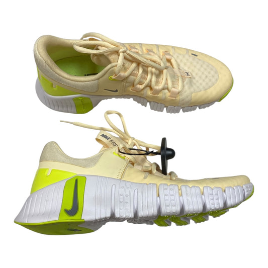 Shoes Athletic By Nike In Yellow, Size:9