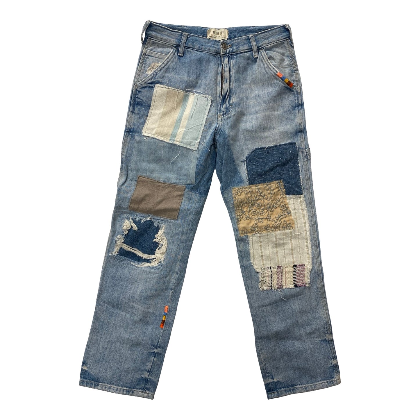 Jeans Straight By We The Free In Blue Denim, Size:0