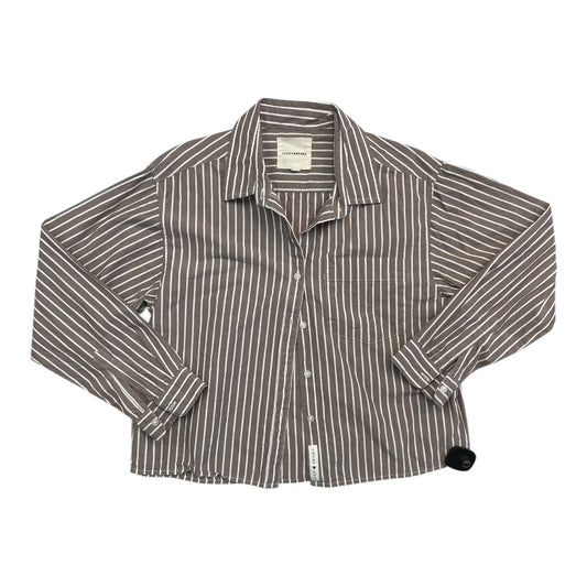 Top Ls By Lucky Brand In Striped Pattern, Size:M