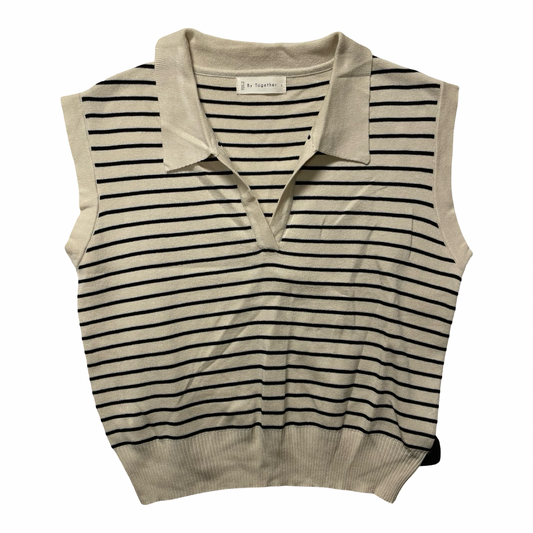 Top Sleeveless By By Together In Striped Pattern, Size:L