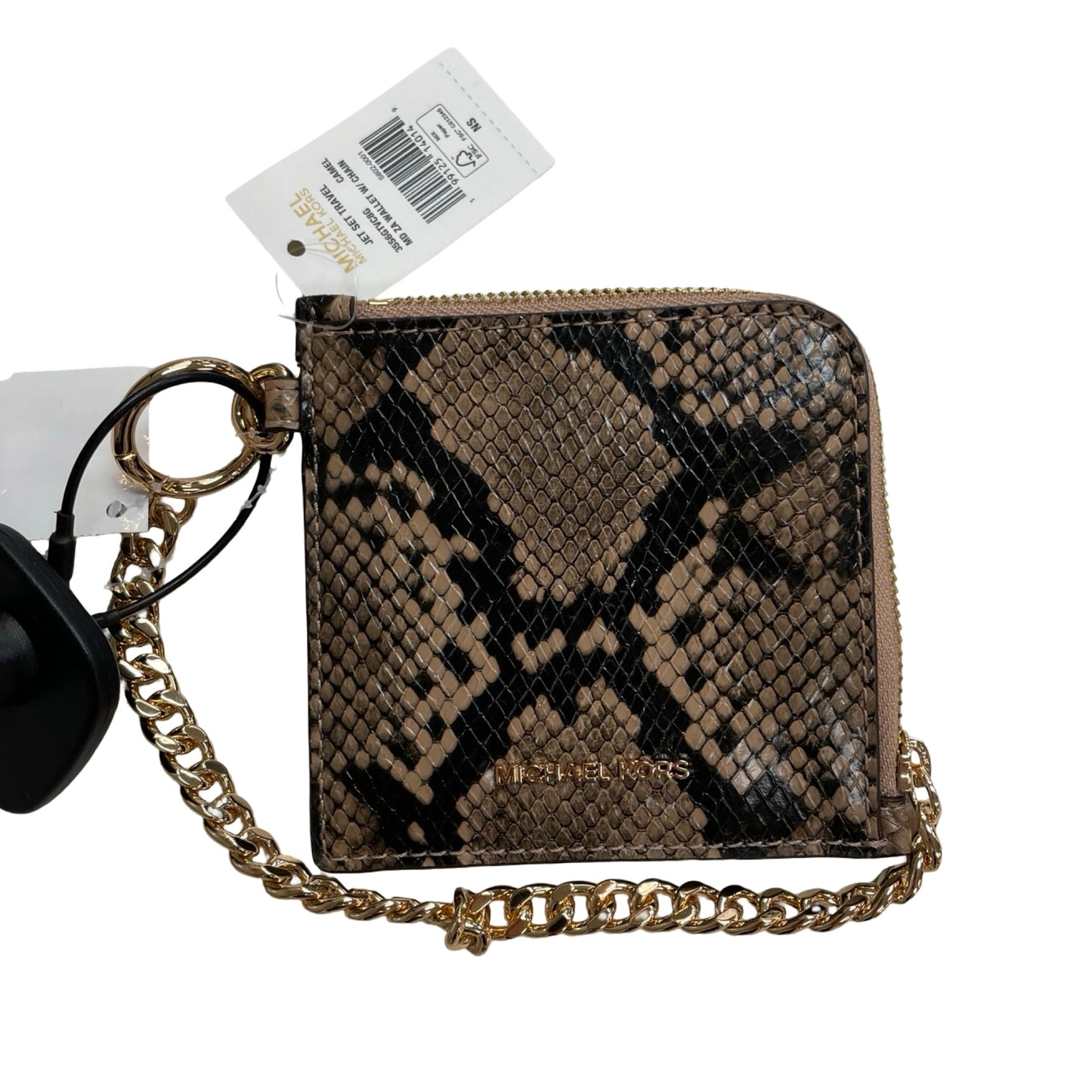 Wallet Designer By Michael Kors In Animal Print, Size:Small