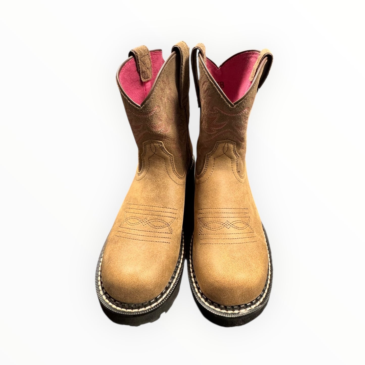 Boots Western By Ariat In Brown, Size:7