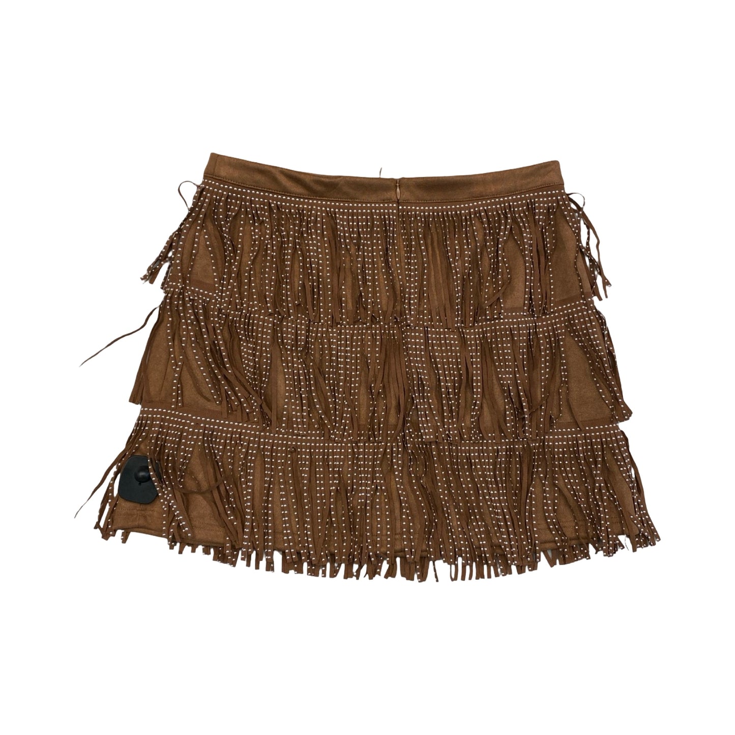 Skirt Mini & Short By Mi Ami In Brown, Size:L