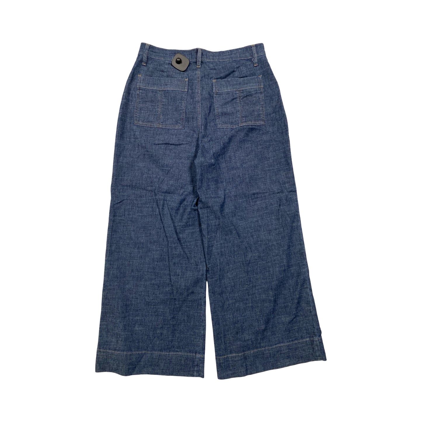 Jeans Wide Leg By Evereve In Blue Denim, Size:8