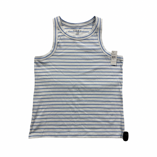 Top Sleeveless By Loft In Striped Pattern, Size:Xxl