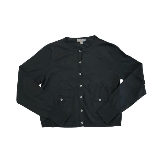 Sweater Cardigan By J. Crew In Black, Size:L