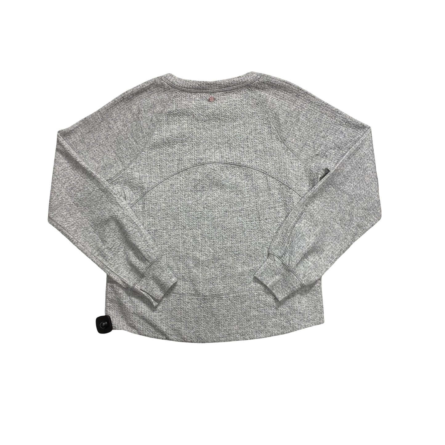 Athletic Top Ls Collar By Calia In Grey, Size:M