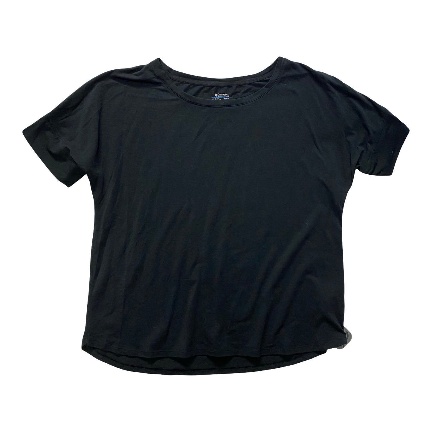 Athletic Top Ss By Columbia In Black, Size:Xl