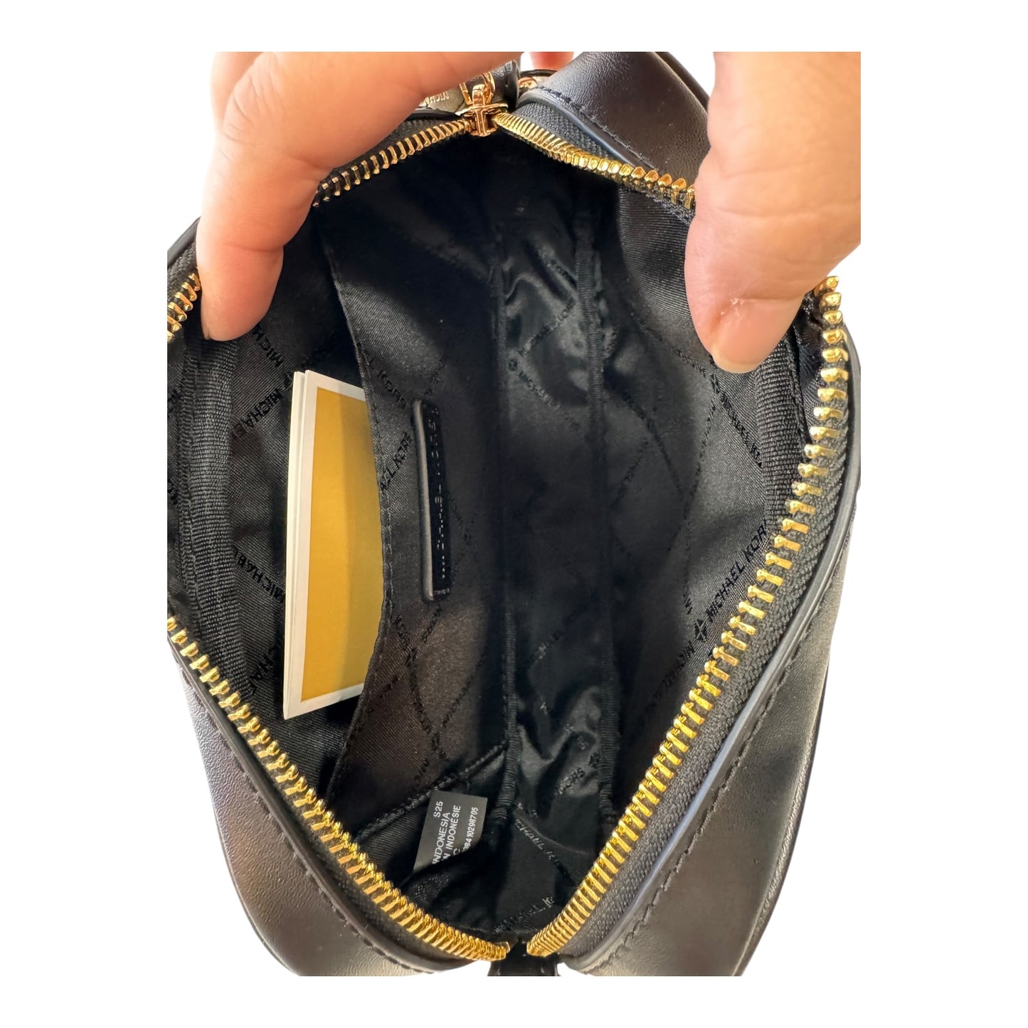 Handbag Designer By Michael Kors In Black, Size:Small