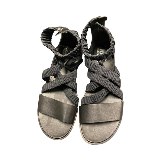 Sandals Designer By Sorel In Black, Size:9