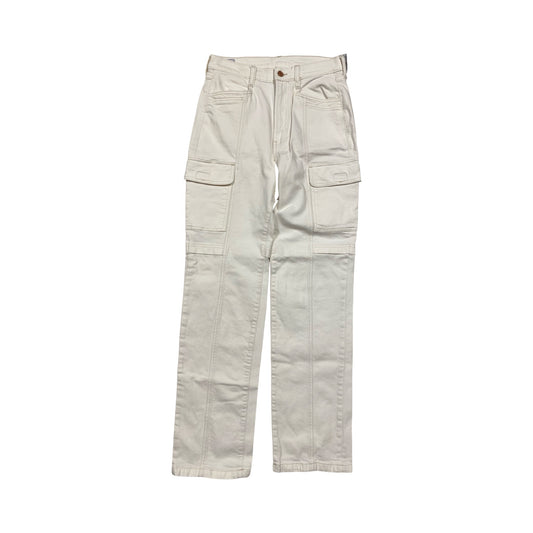 Jeans Straight By Gap In Cream, Size:6L