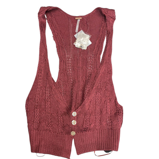 Top Sleeveless By Free People In Mauve, Size:L