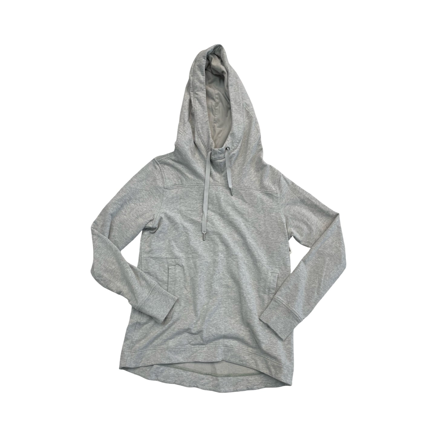 Athletic Sweatshirt Hoodie By Lululemon In Grey, Size:S