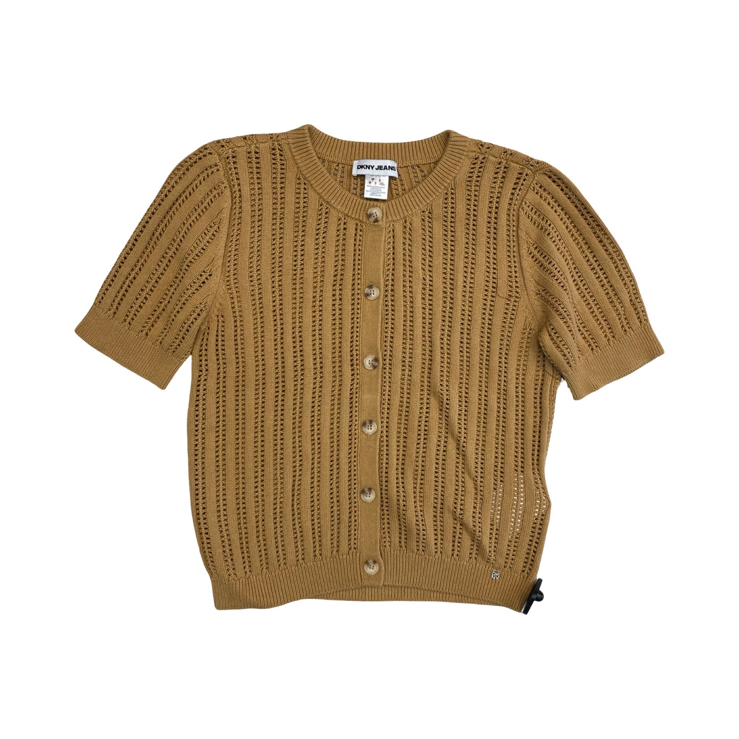 Sweater Ss By Dkny In Tan, Size:L