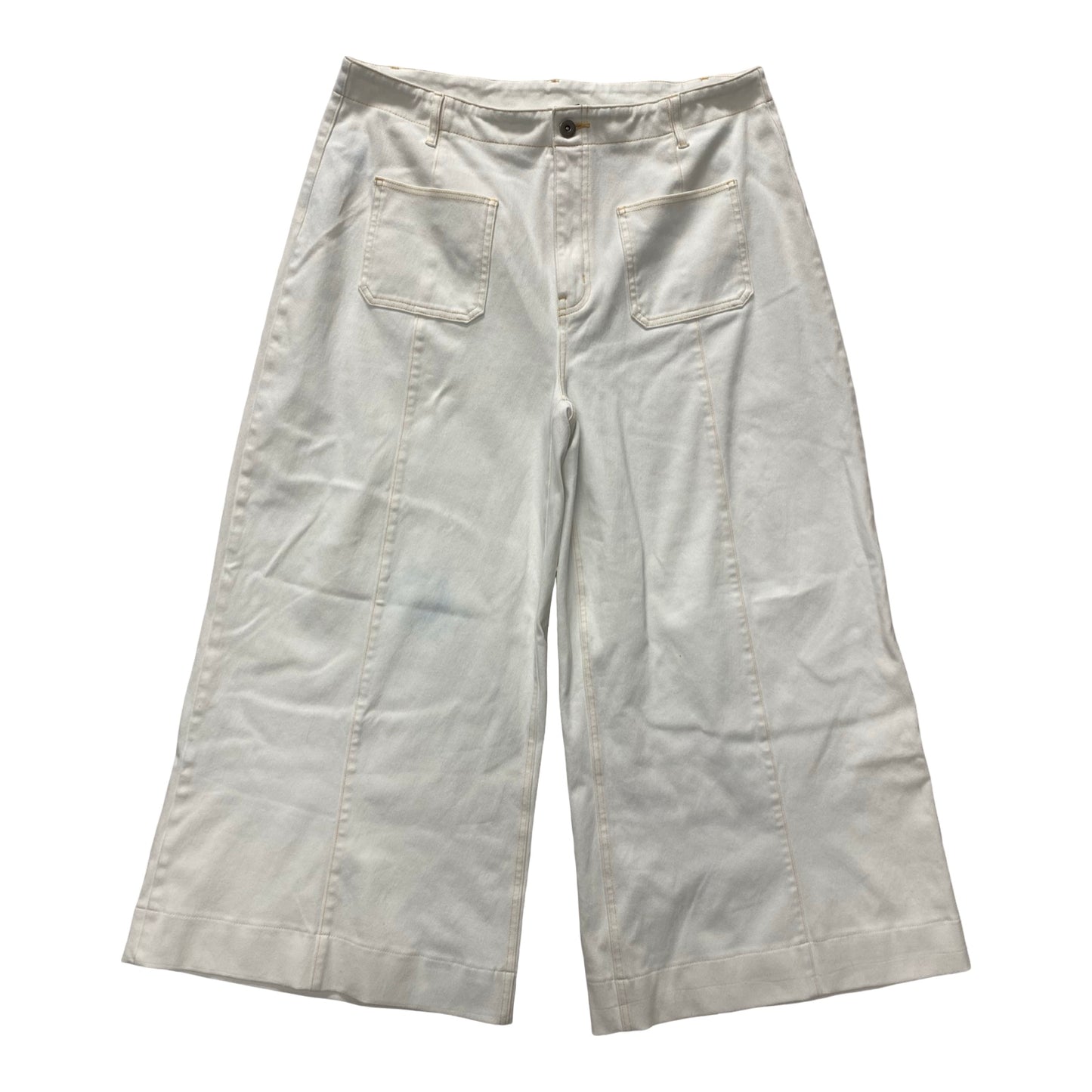 Pants Wide Leg By Halara In White, Size:Xl