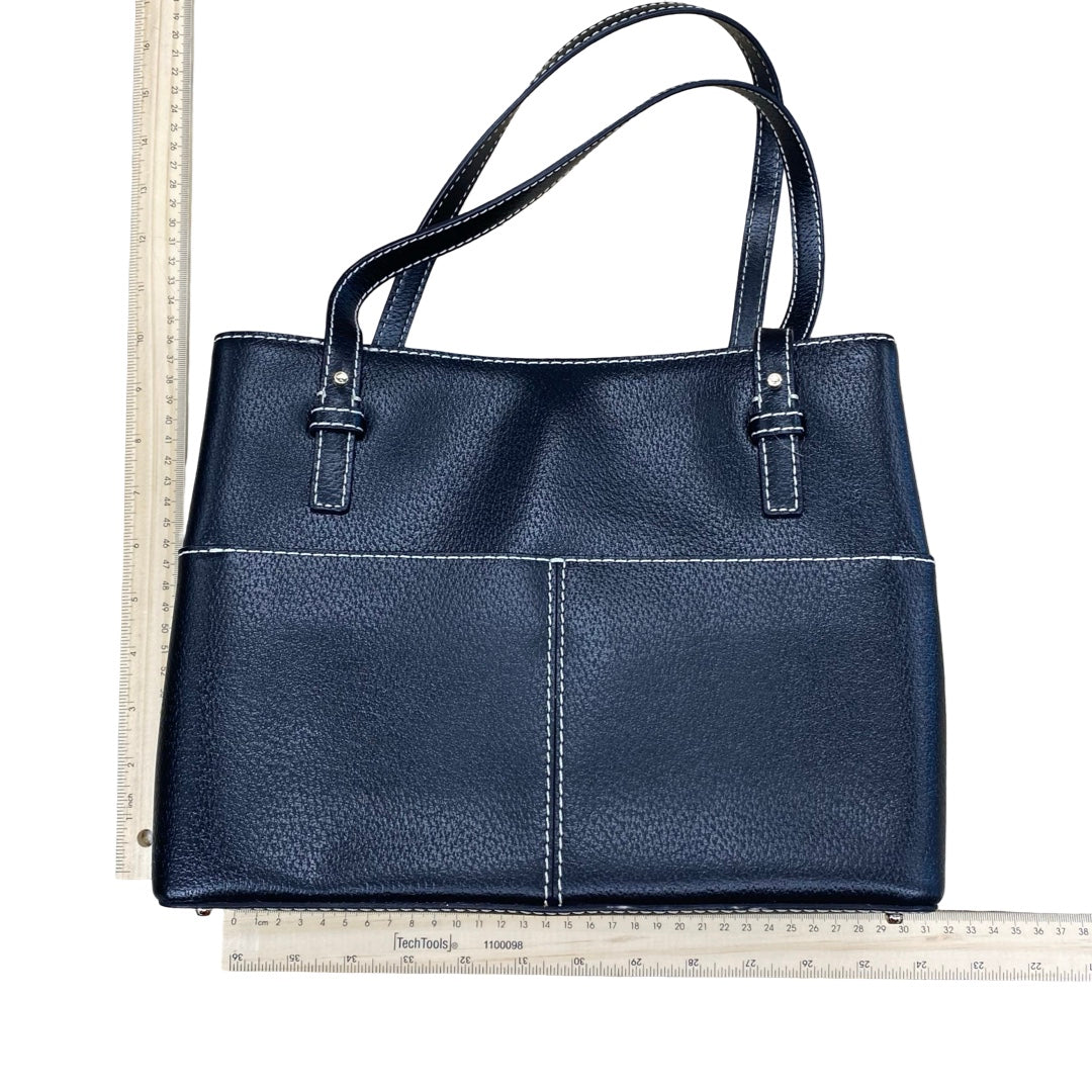 Handbag Designer By Kate Spade In Black & White, Size:Small