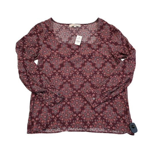 Top Ls By Loft In Purple, Size:S